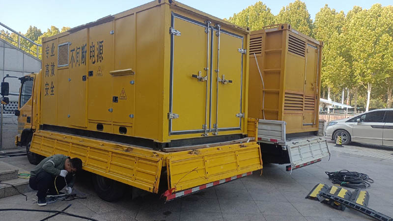 濠江柴油发电机组和UPS电源配合使用时的注意事项